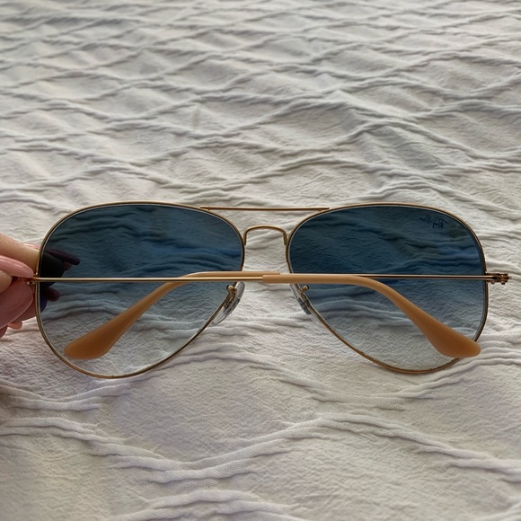 RAYBAN SUNGLASSES - Large Aviator Metal Gradient. - Picture 7 of 8